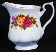 Román Regal márkájú mokkás készlet, jelzett, hibátlan, matricás/ Porcelain caffee set