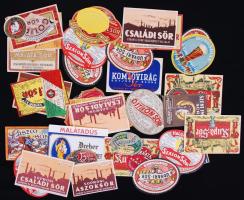 40 db háború előtti régi nagyrészt magyar sörcímke / vintage beer labels