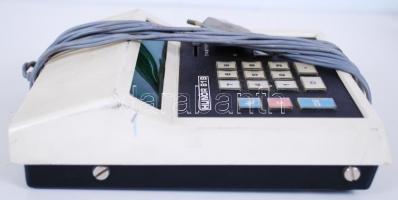 cca 1960 Hunor márkájú elektronikus számológép. Működőképes, eredeti tokjában