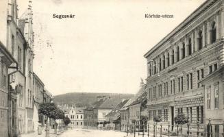 Segesvár Hospital street, evangelical school