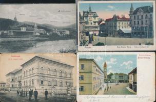 16 db régi, erdélyi városképes lap / 16 Transylvanian postcards