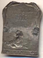 Osztrák-Magyar Monarchia 1916. "128. Gyalogdandár STOCHOD" ezüstözött cink sapkajelvény (3...