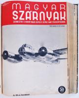 1941 Magyar szárnyak folyóirat. Teljes évfolyam keménykötésben, jó állapotban