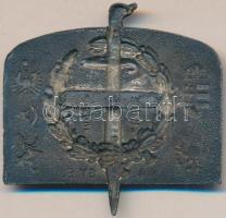 Osztrák-Magyar Monarchia 1914-1916. "44. Gyalogezred - CSAK ELŐRE ROSSEB" ezüstözött tömör...