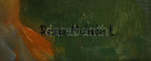 Rezes Molnár Lajos (1896-1989): Balatoni lány. Olaj, vászon, jelzett, szép keretben 70×90 cm