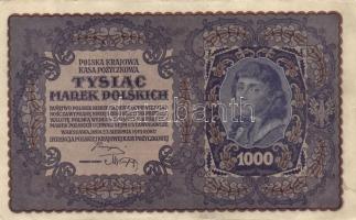 Lengyelország 1919. 1000M (2x) T:III
Poland 1919. 1000 Marek (2x) C:F