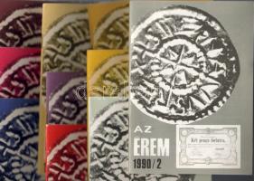 Az Érem 5 évf. 1986-1990 10db