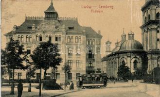 Lviv Podwale; street, tram (EK)