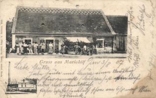 Mariahilf sawmill, the shop of Johann Fousek (?) (EB)