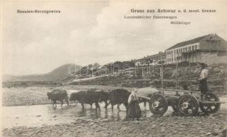 Avtovac military barracks, peasants