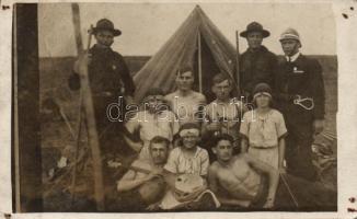 Scout camp, photo (pinholes)