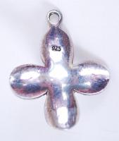 Ezüst (Ag) medál tenyésztett gyönggyel és markazitokkal / 
Silver pendant with cultured pearl and ma...