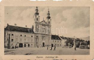 Sopron Széchenyi tér a Domonkos-templommal (EB)