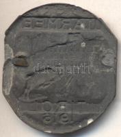 Osztrák-Magyar Monarchia 1916. "11. Hadsereg Tirol" cink sapkajelvény (38x34mm) készítő: E...