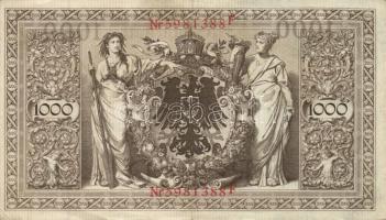 Német Birodalom 1910-1945. 9db vegyes bankjegy tétel 8klf darabbal! T:vegyes
German Empire 1910-1945...