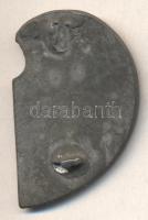 Osztrák-Magyar Monarchia 1915. Távírász tömör cink sapkajelvény (35x23mm) készítő: BSW.; tű nélkül T...