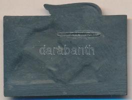 Osztrák-Magyar Monarchia 1914-1916. "1914 EISENBAHN TRUPPE 1916" tömör cink sapkajelvény (...