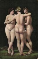 Regnault The three Graces, Stengel (EB)