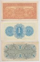 Ausztria 1944. 50Gr + 1Sch + 2Sch szükségpénzek T:III
Austria 1944. 50 Groschen + 1 Schilling + 2 Sc...