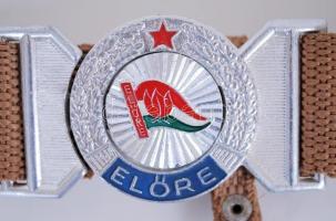 Úttörő derékszíj alumínium csattal, h:80 cm