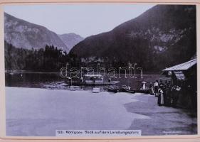 cca 1890 Königsse fotó füzet 12 keményhátú fotóval / Booklet with 12 vintage photos 12x17 cm