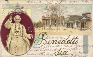 Pope Leo XIII litho (EK)