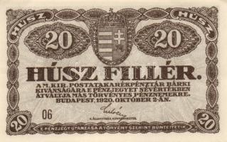 1920. 20f (4x) T:I,I-