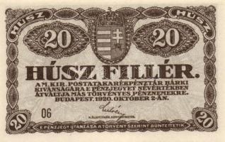 1920. 20f (4x) T:I,I-