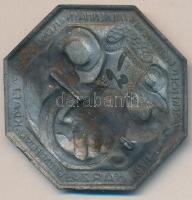 Osztrák-Magyar Monarchia 1914-1917. Romániai front cink sapkajelvény (40x40mm) készítő: ARKANZAS GES...