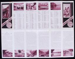 1943 Illetőségi bizonyítvány. Fegyvertartási engedély megadása + 1930 Svájc turista térkép, leírás