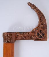 Bányász fokos bot, jó állapotban, m:94 cm