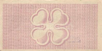 1950. "65. Osztálysorsjegy" 1., 2., 3. és 4. osztály (4x) T:II,II-