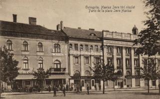 Gyöngyös Hanisz Imre tér, Hungária Nagyszálloda, Mátra Bank