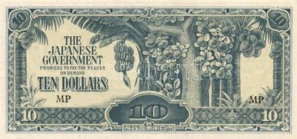 Japán megszállások 4db klf bankjegy T:vegyes
Japanese occupations 4 different banknotes C:mixed