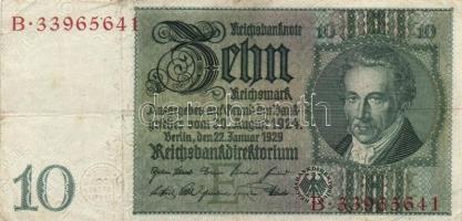 Német Birodalom / 7db klf bankjegy T:III
German Empire / 7 different banknotes C:F