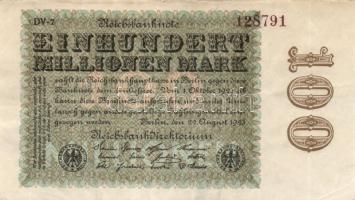 Német Birodalom / Weimari Köztársaság 7db klf bankjegy T:III
German Empire / Weimar Republic 7 diffe...