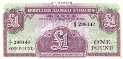 Nagy Britannia / Katonai kiadás DN. 1Ł 2klf darabja T:I-
Great Britain / British Armed Forces ND. On...