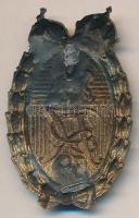 Osztrák-Magyar Monarchia 1914-1917. "39. Gyalogezred" tombak sapkajelvény (37x24mm) tű nél...