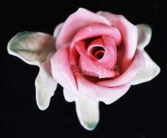 Jelzett Ens porcelán rózsa (apró sérüléssel) /  Ens porcelain rose (minor fault), 3,5x4,5x4cm