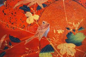 Régi, festett fatálca / 
Vintage painted wooden tray, 40x30cm