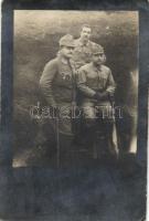 Military WWI, Russian front, Hungarian soldiers in the trench, photo