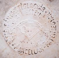 cca 1900 "Kőszénbánya 's Téglagyár - Porcellán-Fayencegyár - Drasche Társulat Pesten"...