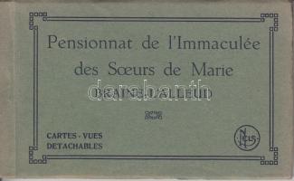 Braine-l&#039;Alleud boarding school of the Sisters of the Immaculate Conception of Mary, postcard booklet with 12 cards