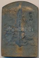 Osztrák-Magyar Monarchia 1914-1916. "DORNA-WATRA" bronzozott cink sapkajelvény (42x28mm) k...