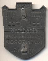 Osztrák-Magyar Monarchia 1915. "BRUECKENKOPF - IWANGOROD 1915.5.VIII" tömör cink sapkajelv...