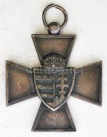 1940. "Nemzetvédelmi Kereszt / A Hazáért" kitüntetés mellszalag nélkül T:2-
Hungary 1940. ...