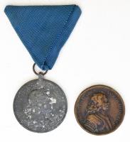 1938. "Felvidék felszabadítása - II. Rákóczi Ferenc" Br emlékérem T:2- + 1940. "Erdélyi részek felszabadulásának emlékére" emlékérem mellszalag nélkül T:3 Hungary 1938. "Liberation of Upper Hungary / Francis II Rákóczi" bronse medal C:VF + 1940. Commemorative Medal for the Liberation of Transylvania without ribbon C:F