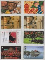 124 darabos, mind különféle szép Ciprus és Szingapúr telefonkártya gyűjtemény igényes Lindner telefo...