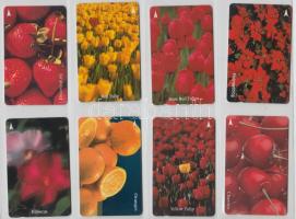 124 darabos, mind különféle szép Ciprus és Szingapúr telefonkártya gyűjtemény igényes Lindner telefo...