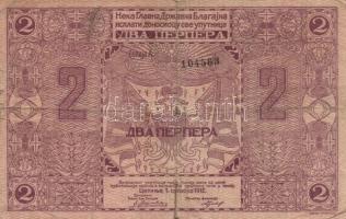 Montenegró 1912-1914. 1P (2xklf) + 2P T:III,III-
Montenegro 1912-1914. 1 Perper (2xdiff) + 2 Perpera...